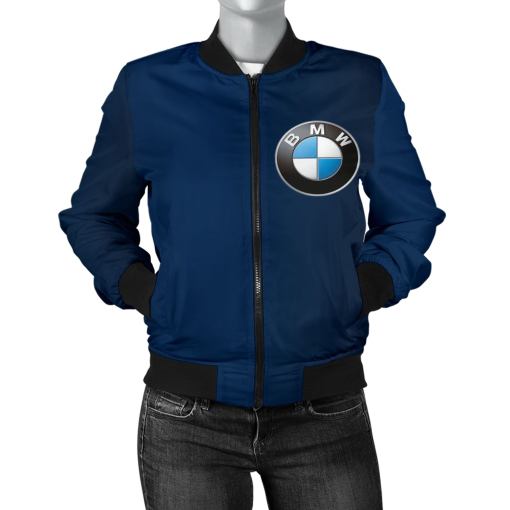 BMW Women's Bomber Jacket Blue