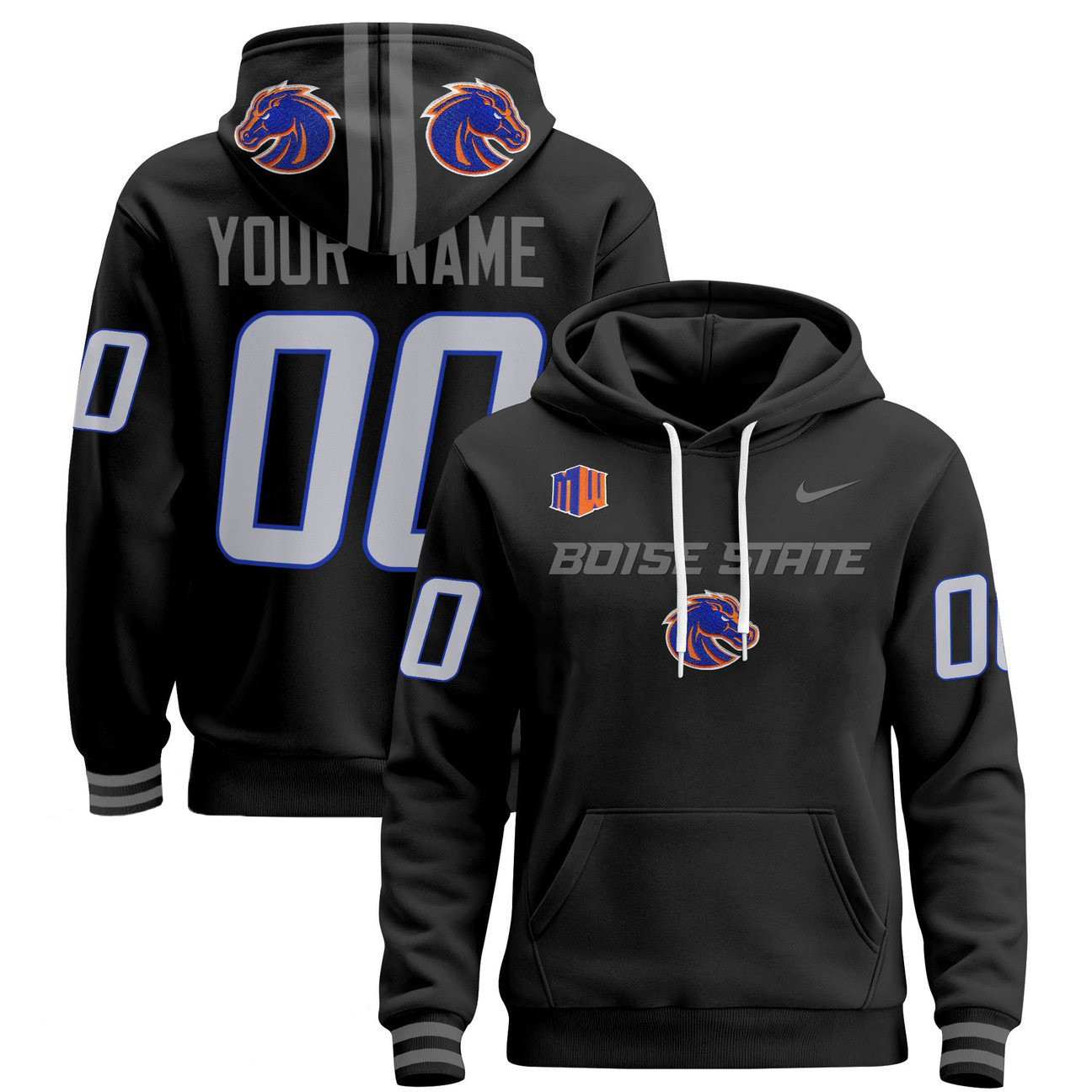 Boise State Broncos Football Hoodie
