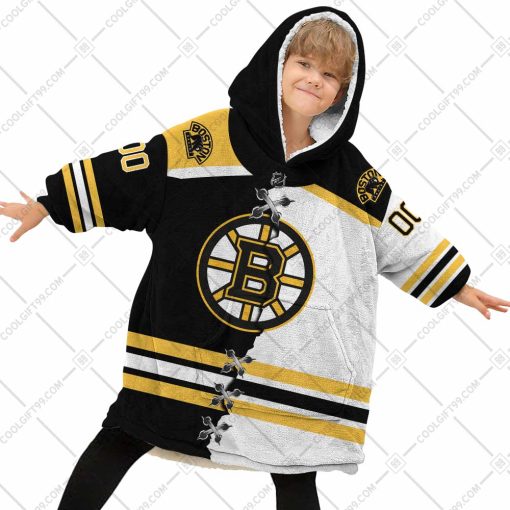 Boston Bruins Personalized Blanket Hoodie