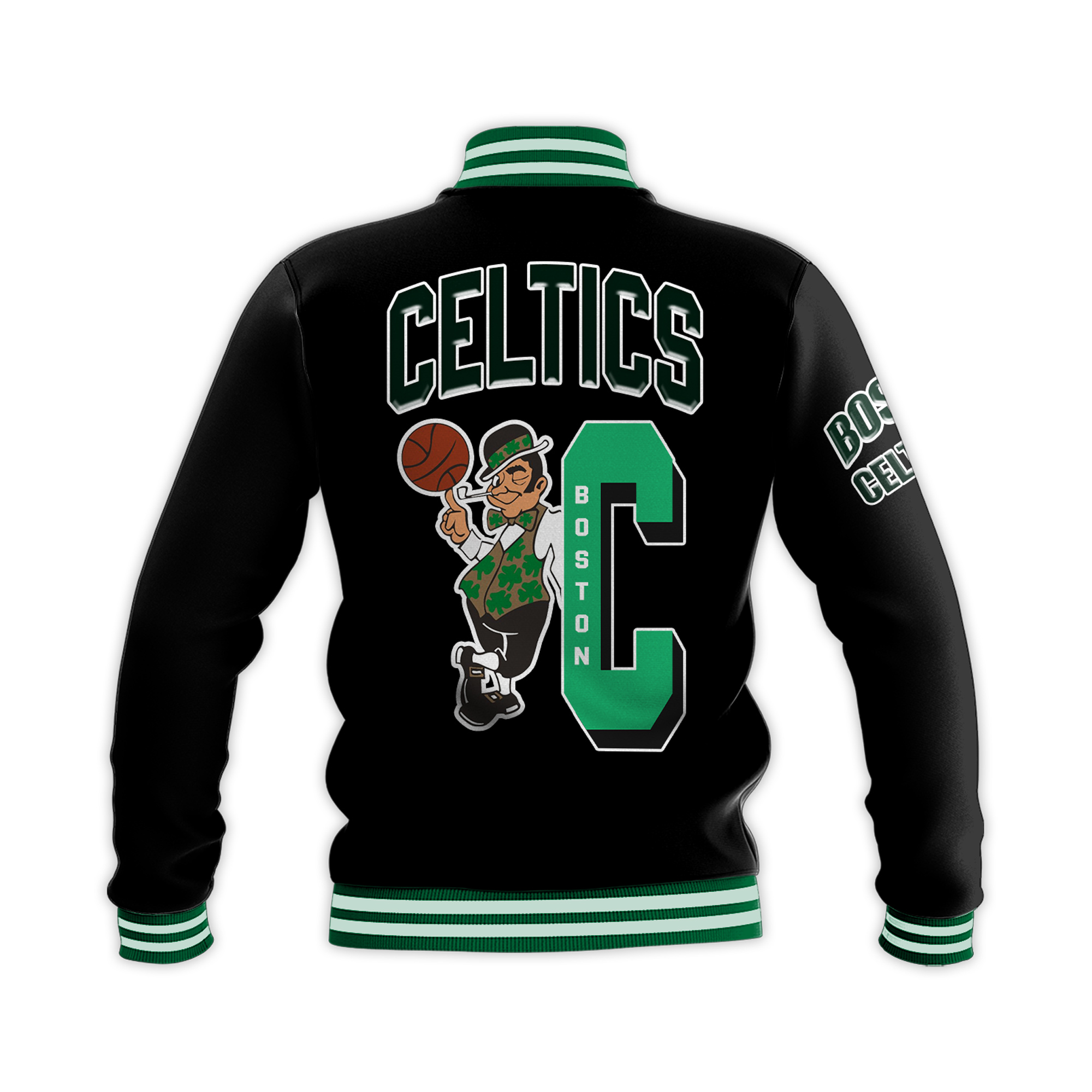 Boston Celtics Premium Baseball Jacket