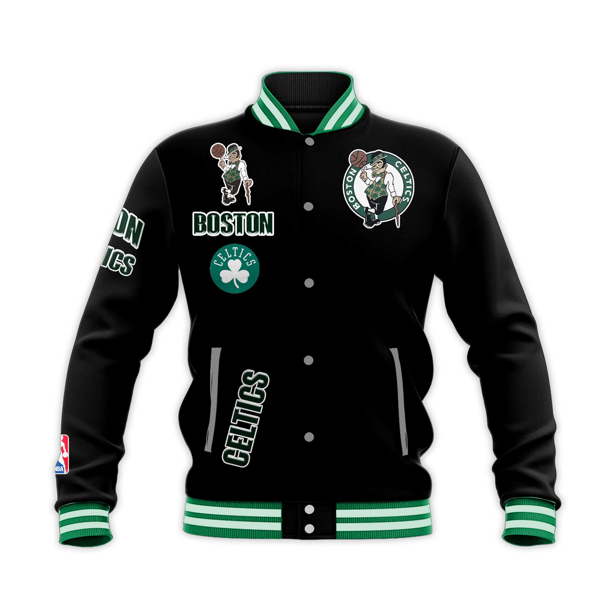 Boston Celtics Premium Baseball Jacket