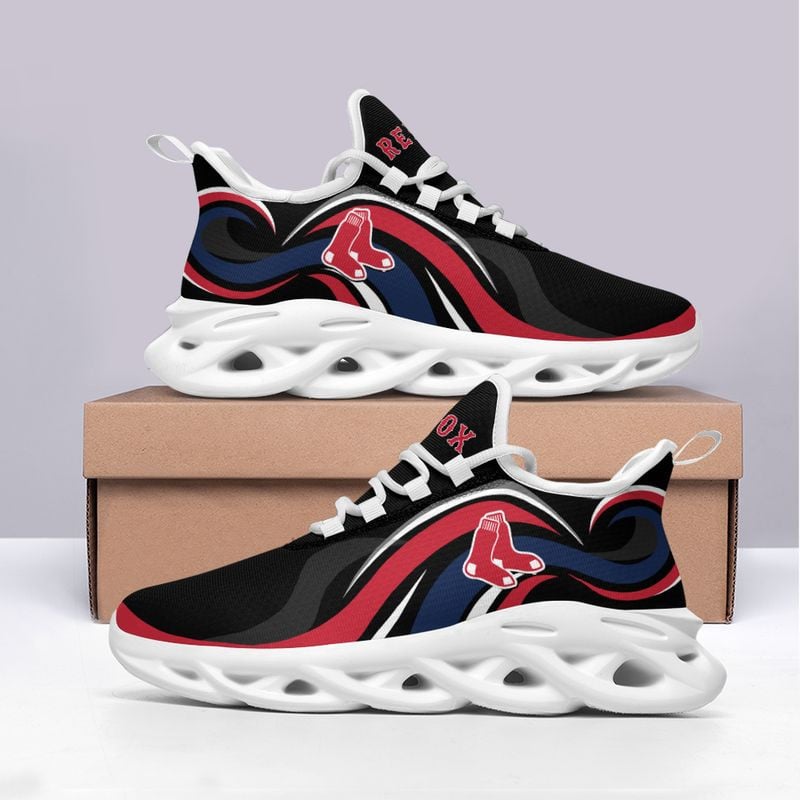 Boston Red Sox Wavy Style Max Soul Shoes NEW054736