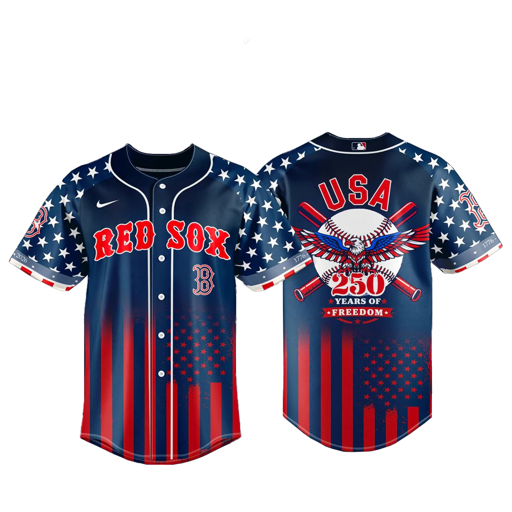 Boston Red Sox x 250th Anniversary of the United States Baseball Jersey