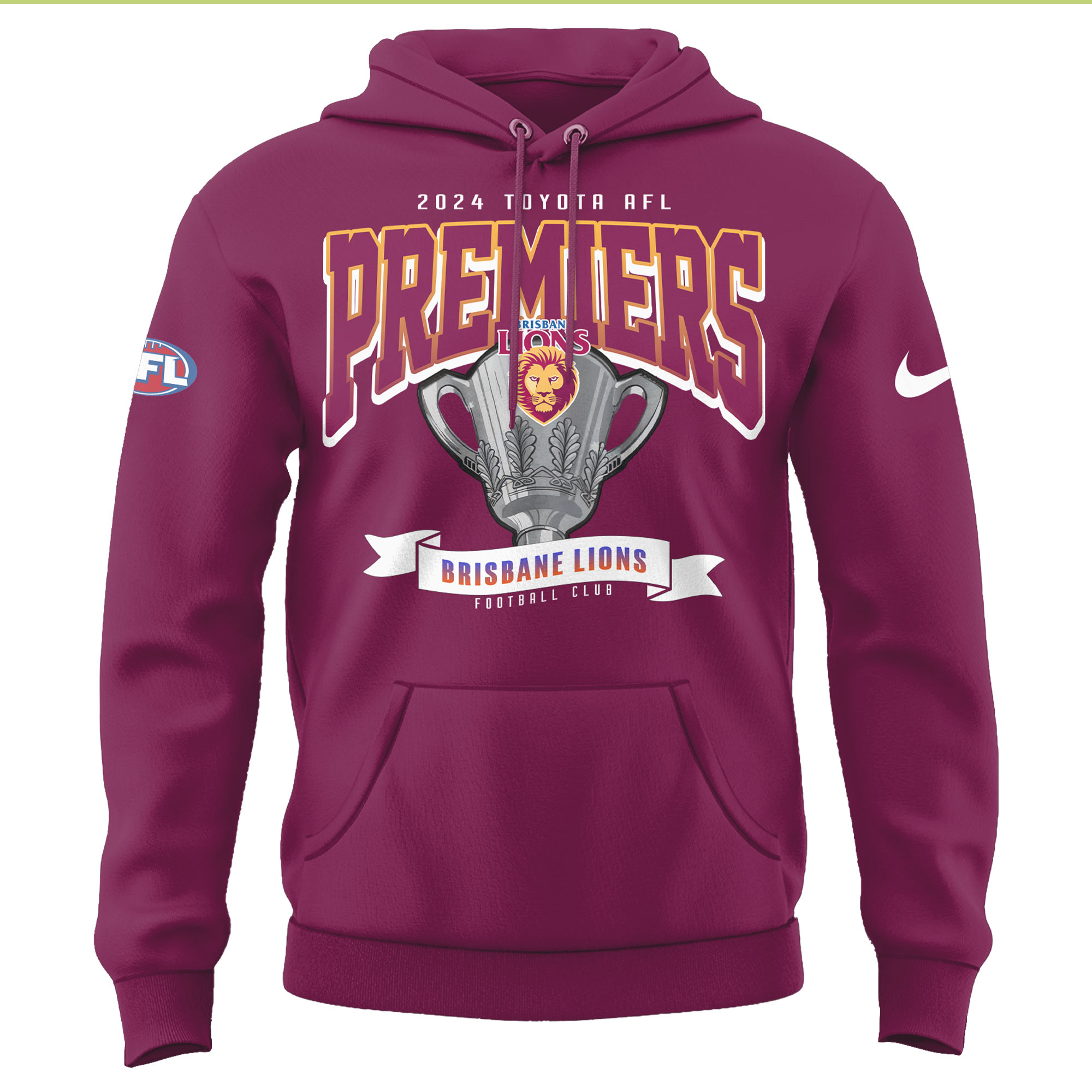 Brisbane Lions Premiers Hoodie Version 1