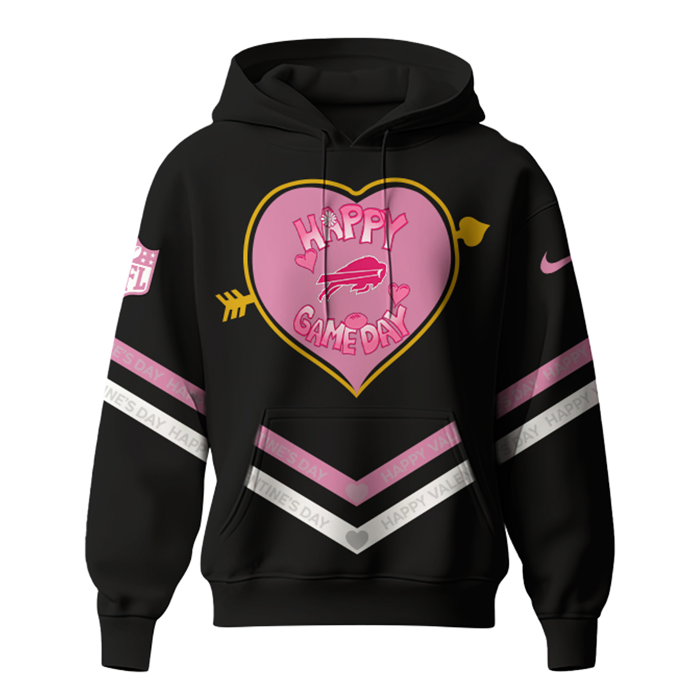 Buffalo Bills 2025 Valentine “Game Day” Hoodie