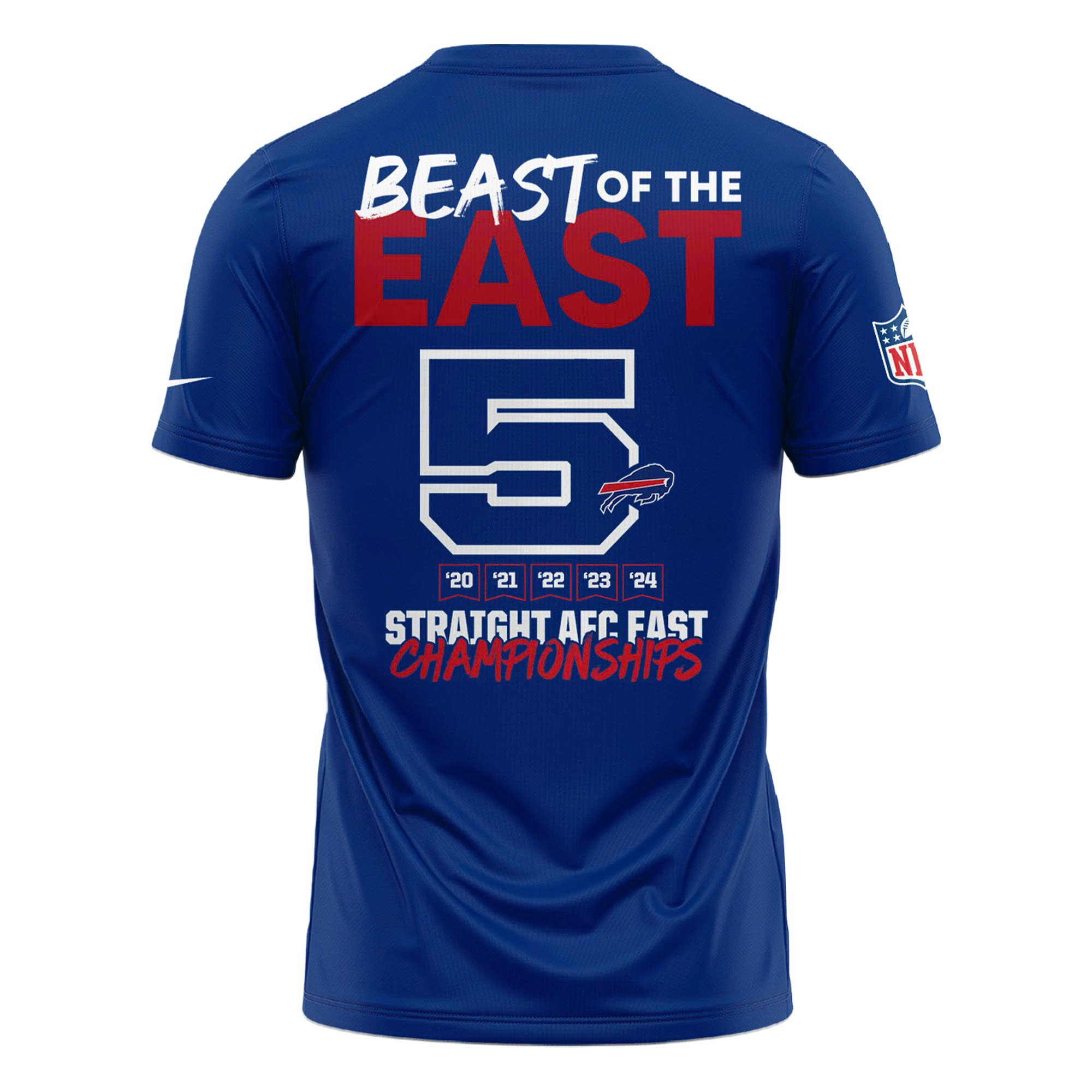 Buffalo Bills AFC East Division Champions Locker Room Trophy Collection TShirt