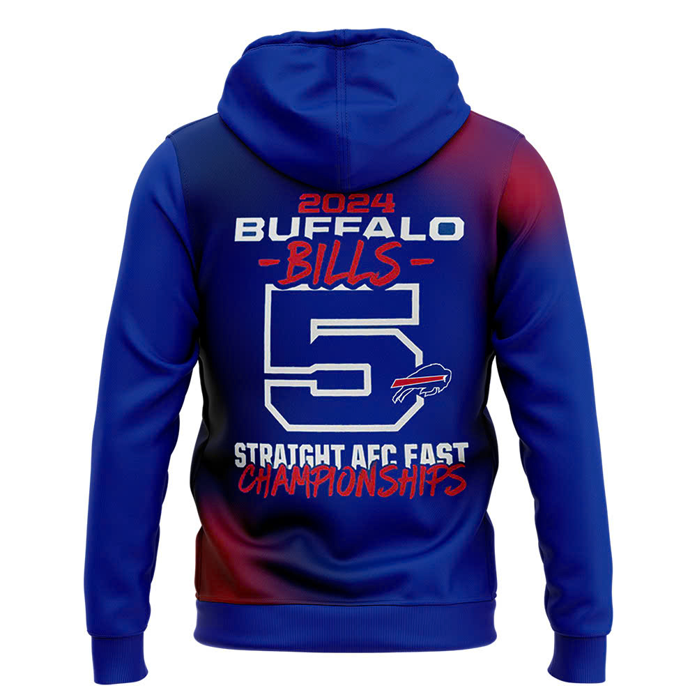 Buffalo Bills AFC East Division Champions Premium Pullover Hoodie