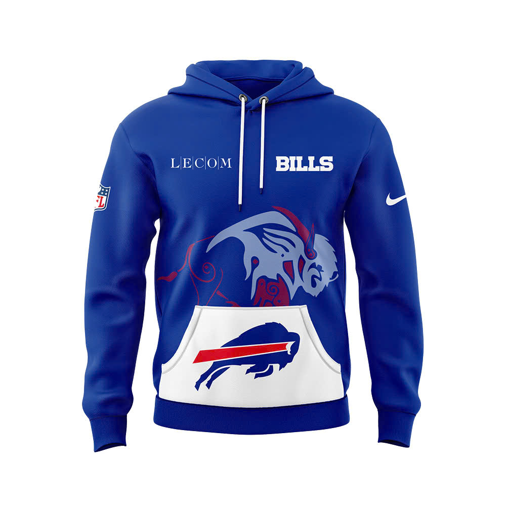 Buffalo Bills Blue Game Player Hoodie