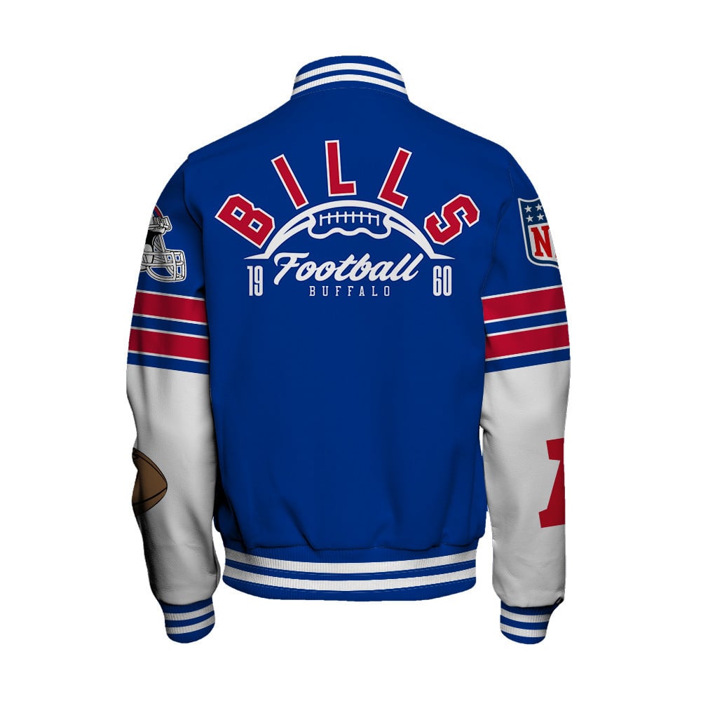 Buffalo Bills National Football League Feel The Power Unisex Varsity Jacket