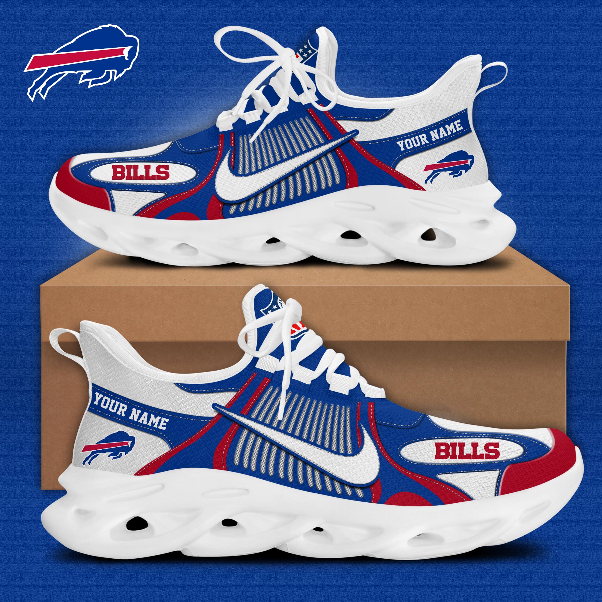 Buffalo Bills Personalized Shoes