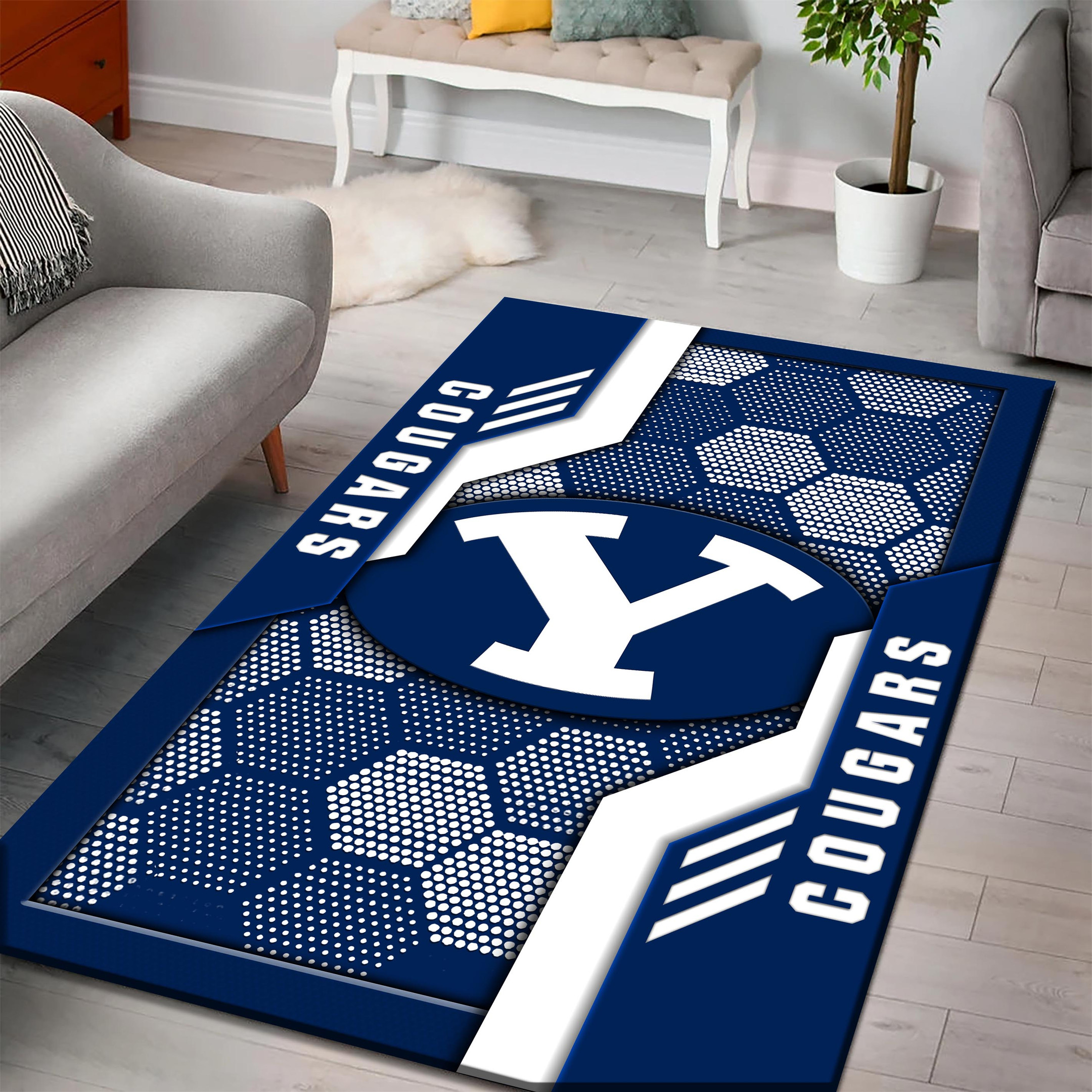 BYU Cougars Area Rugs 3724