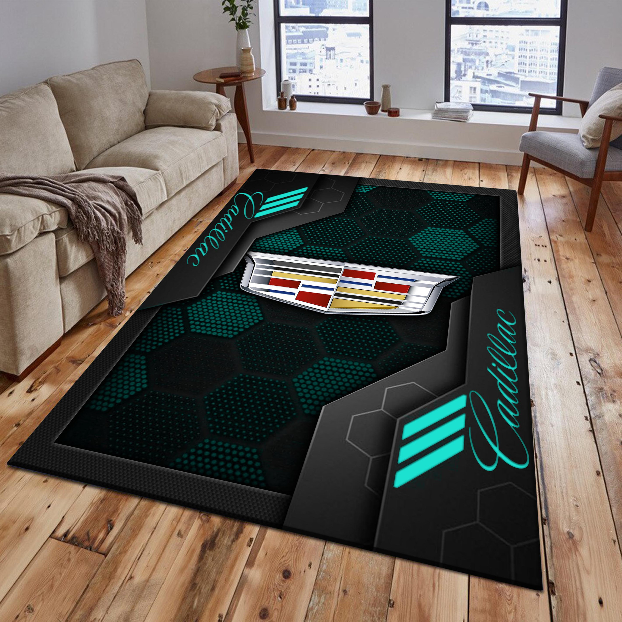 Cadillac Area Rugs 2512 Multicolor