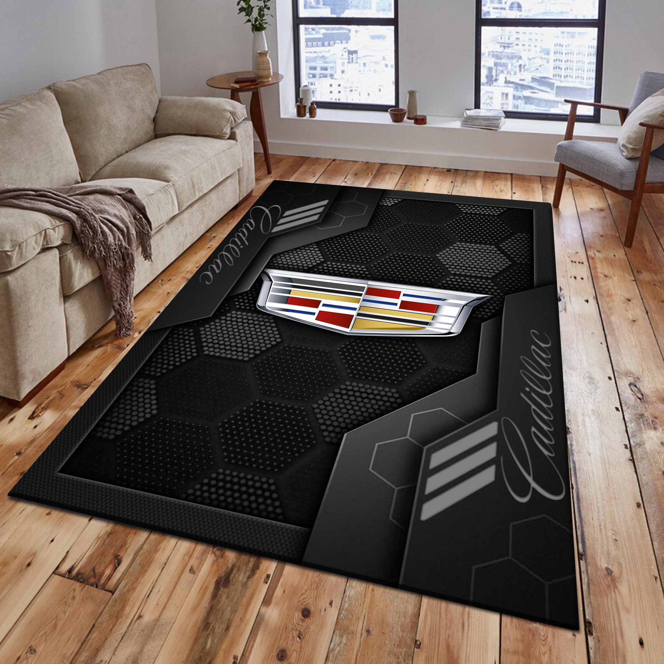 Cadillac Area Rugs 2512 Multicolor