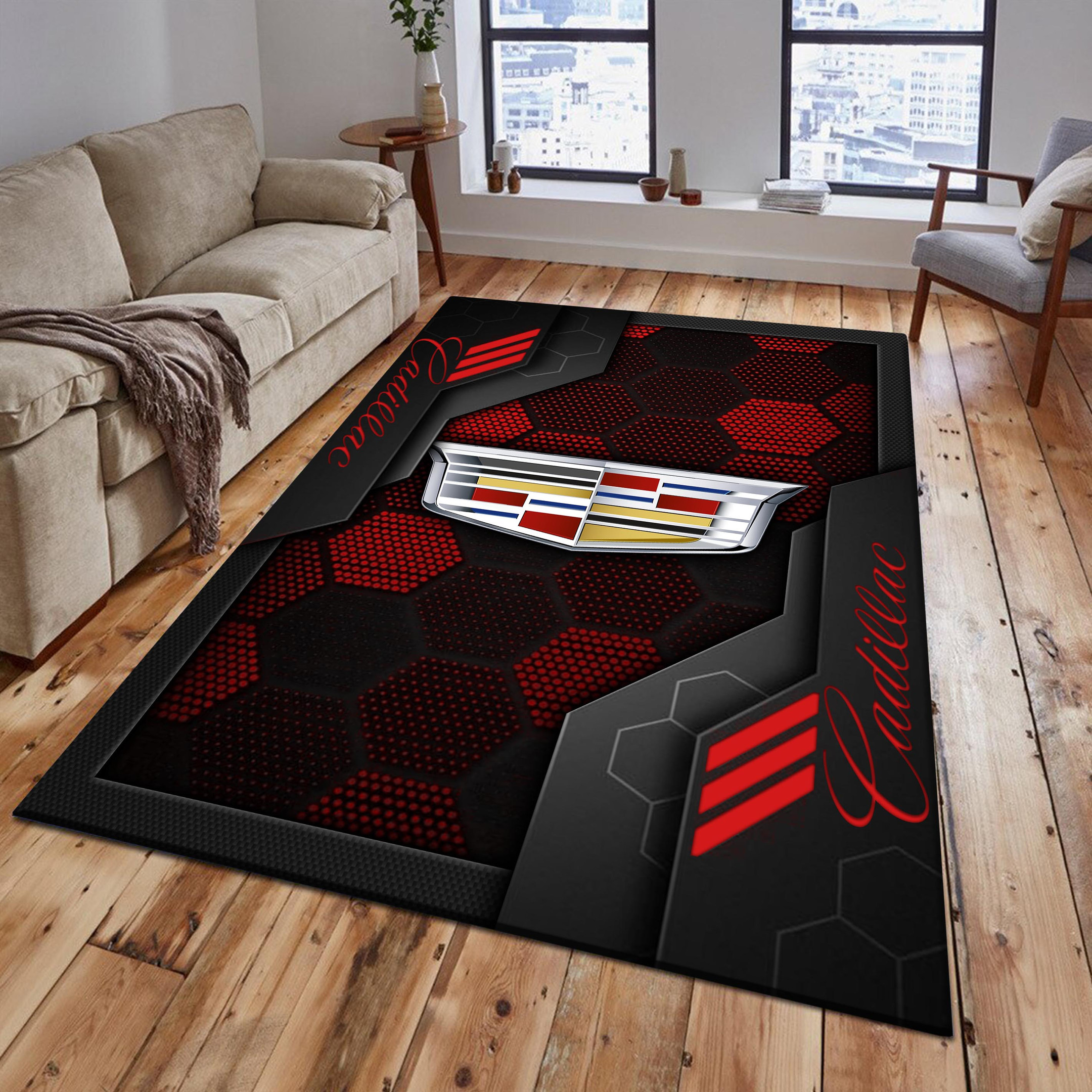 Cadillac Area Rugs 2512 Multicolor