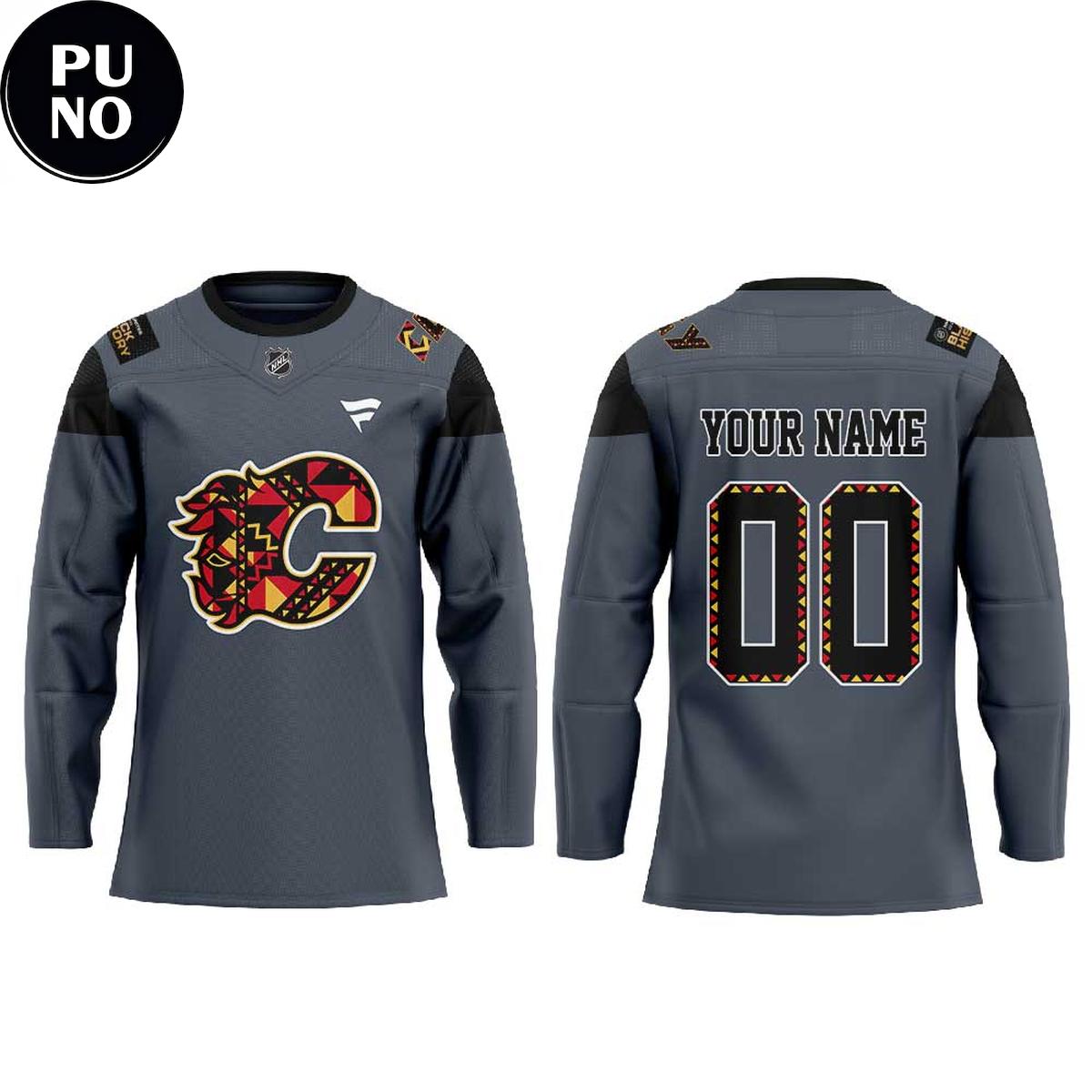 Calgary Flames Black History Month 2026 Personalized Hockey Jersey