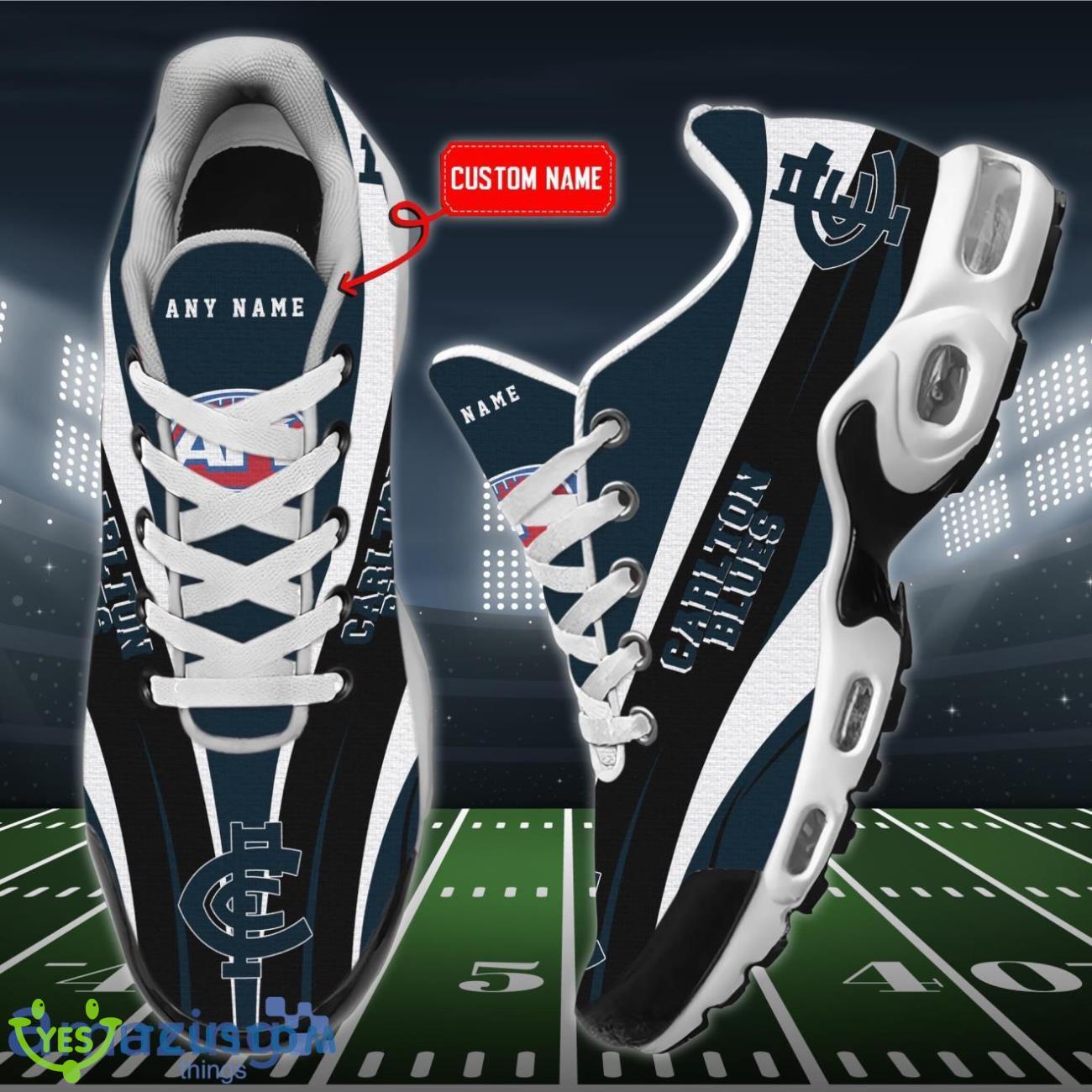 Carlton Blues Personalized Name Air Cushion Sports Shoes Sneaker KLTNS220220