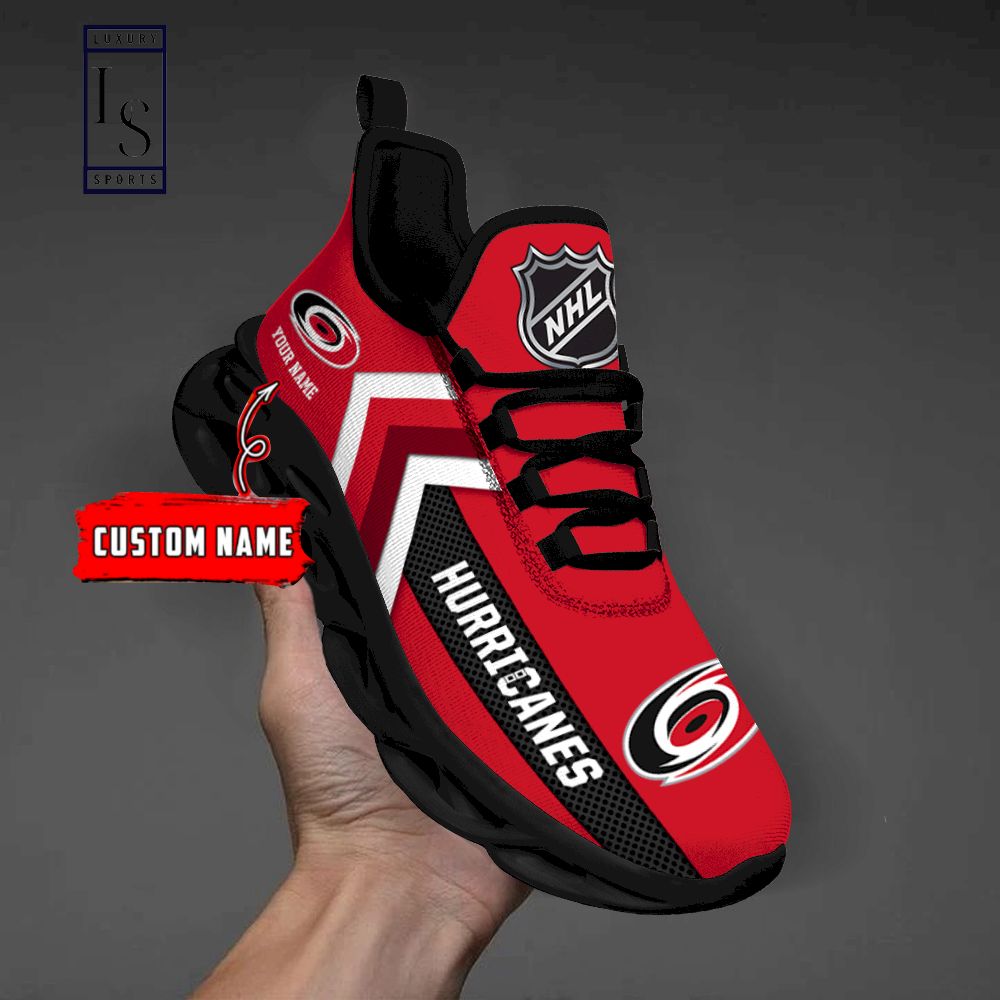 Carolina Hurricanes NHL Personalized Max Soul Shoes