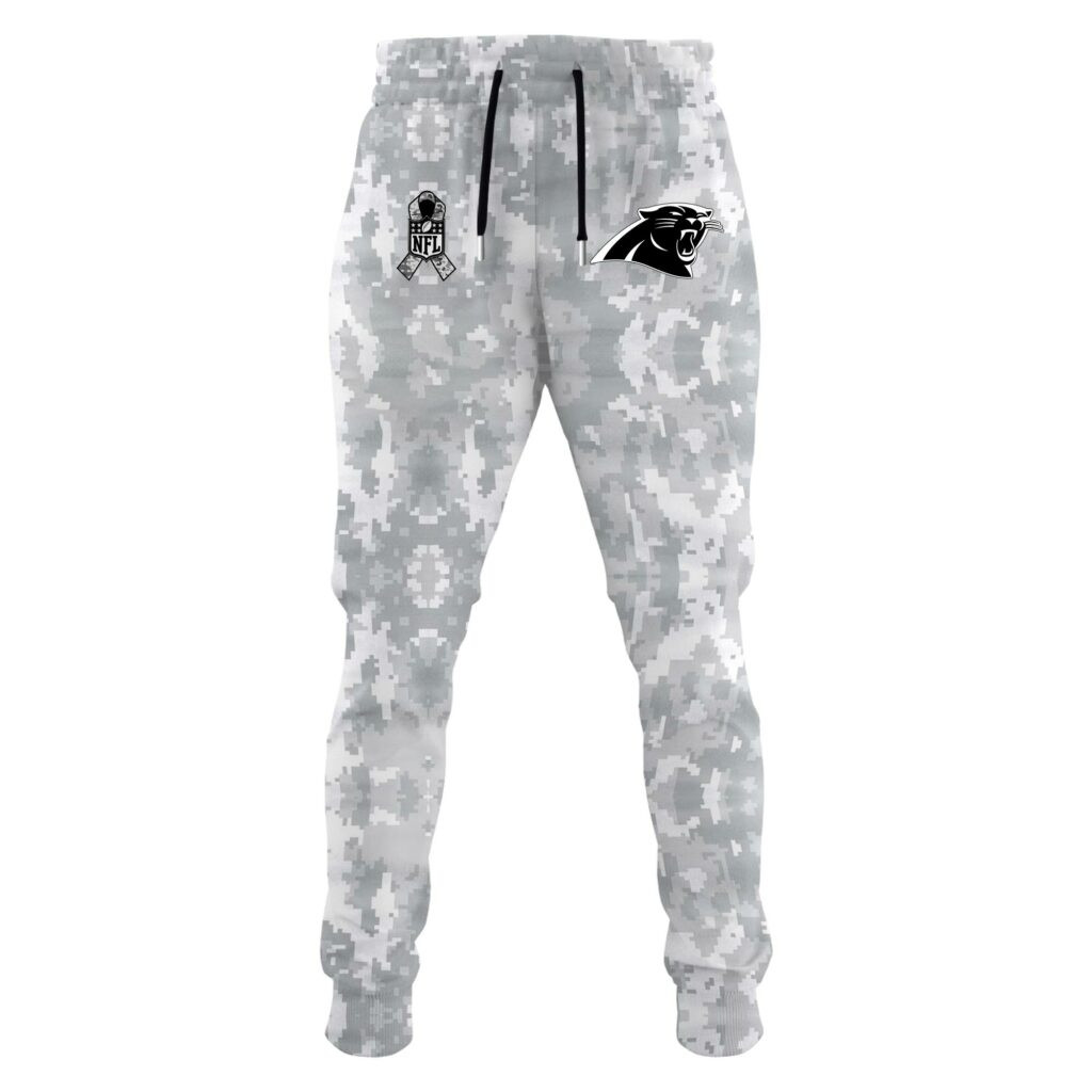 Carolina Panthers Arctic Camo Salute to Service Club Hoodie Edition