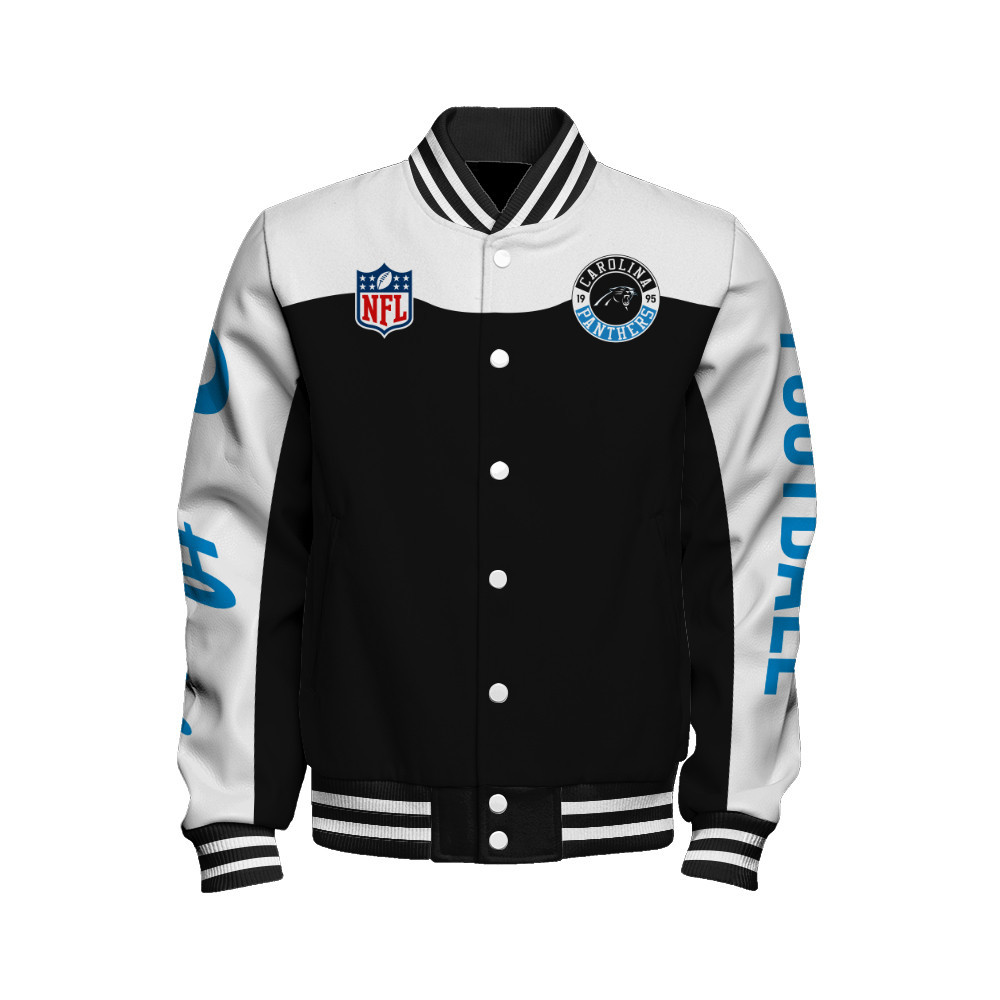 Carolina Panthers National Football League Face Any Weather Unisex Varsity Jacket