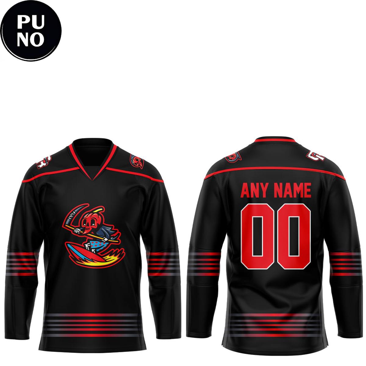 Carolina Reapers Fayetteville Marksmen Pro Hockey 2026 Personalized Hockey Jersey