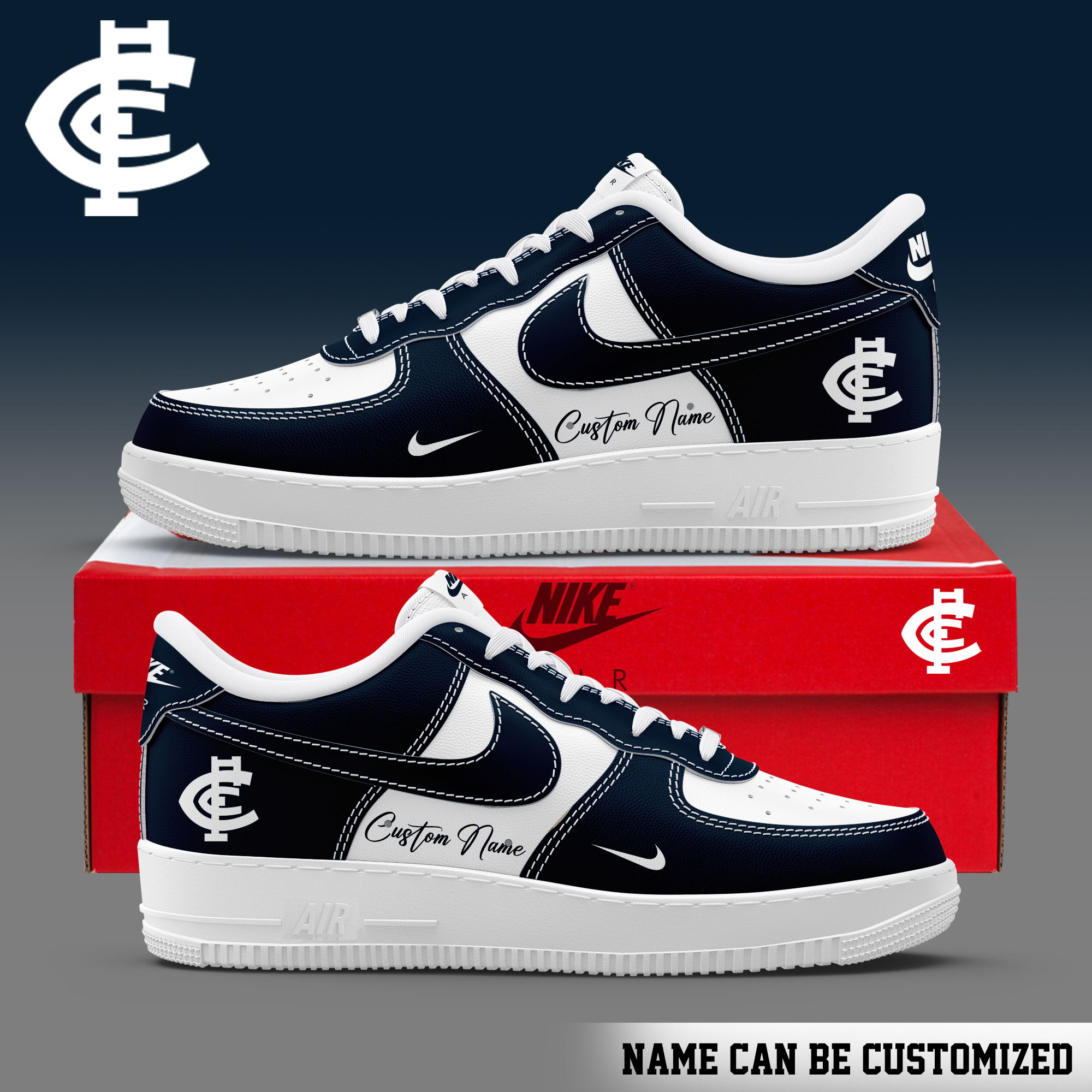 Carton Blues Sneakers Custom Name For Fans-SP02042407ID10DS09