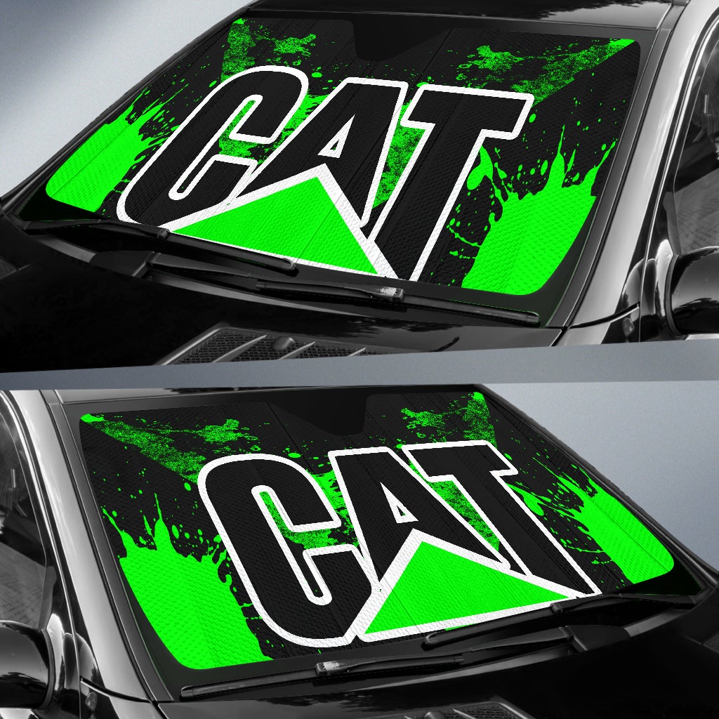 Caterpillar Windshield Sun Shade Green