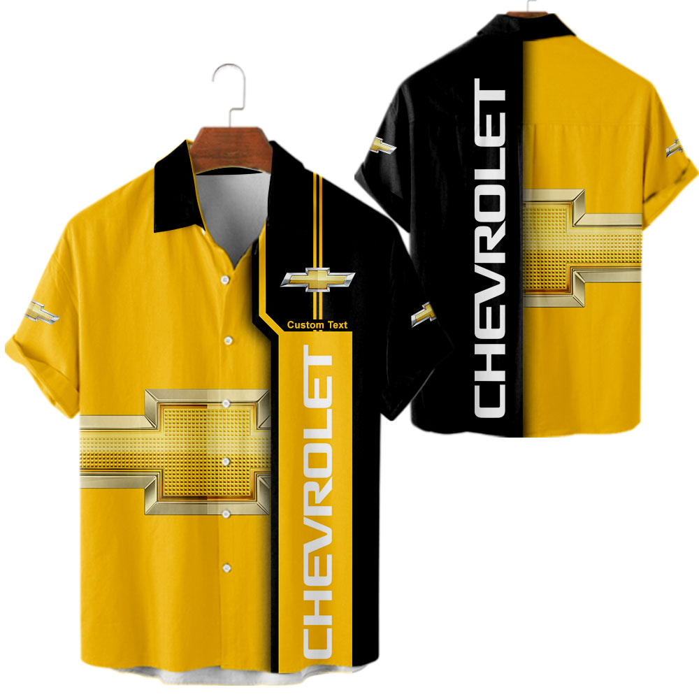 Chevrolet 3D Apparel Zip Hoodie,Pant,Polo, Button Hawaii Shirt Personalized