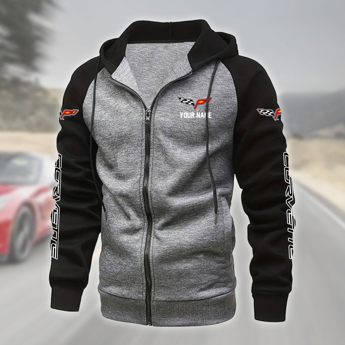 Chevrolet Corvette Zipper Hoodie