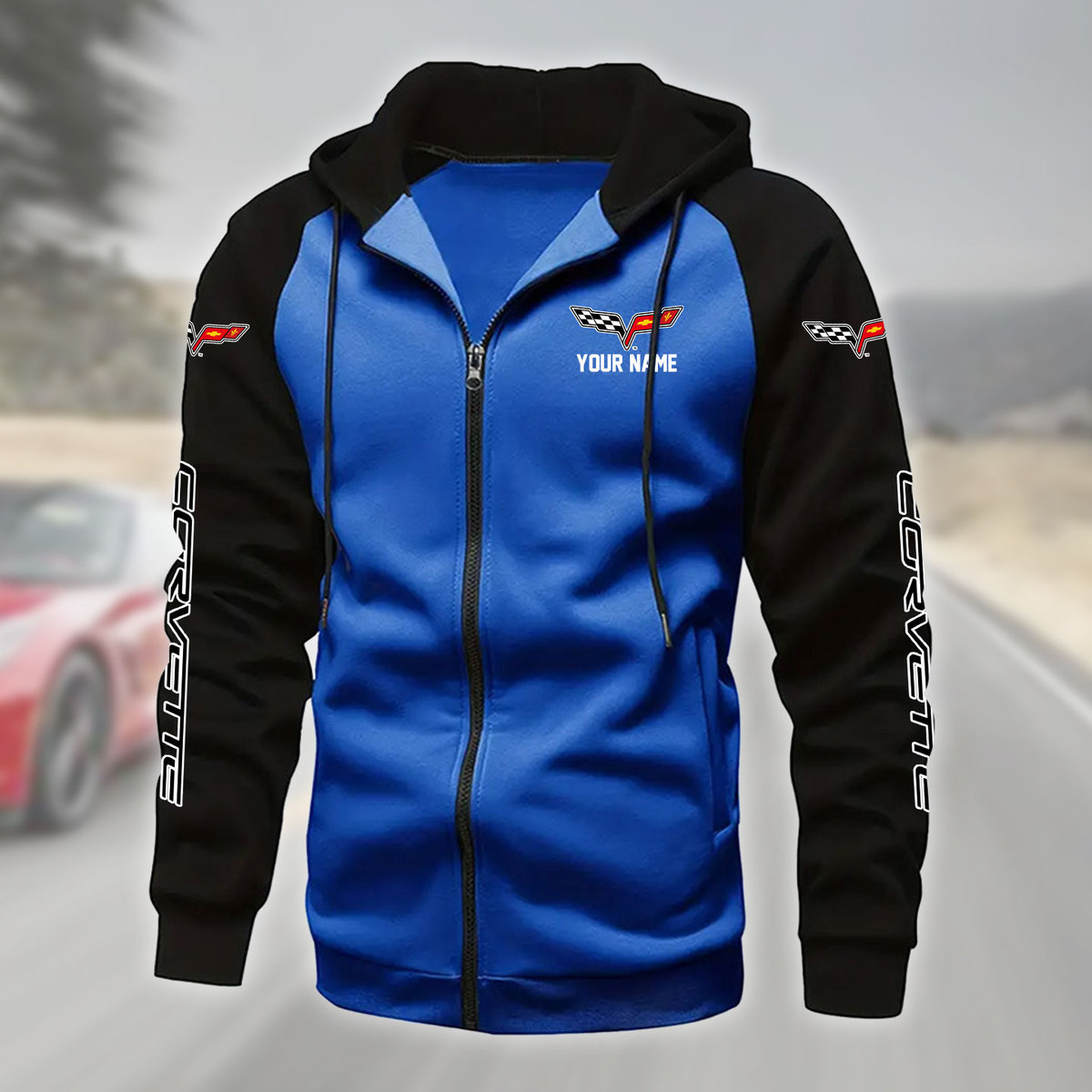 Chevrolet Corvette Zipper Hoodie