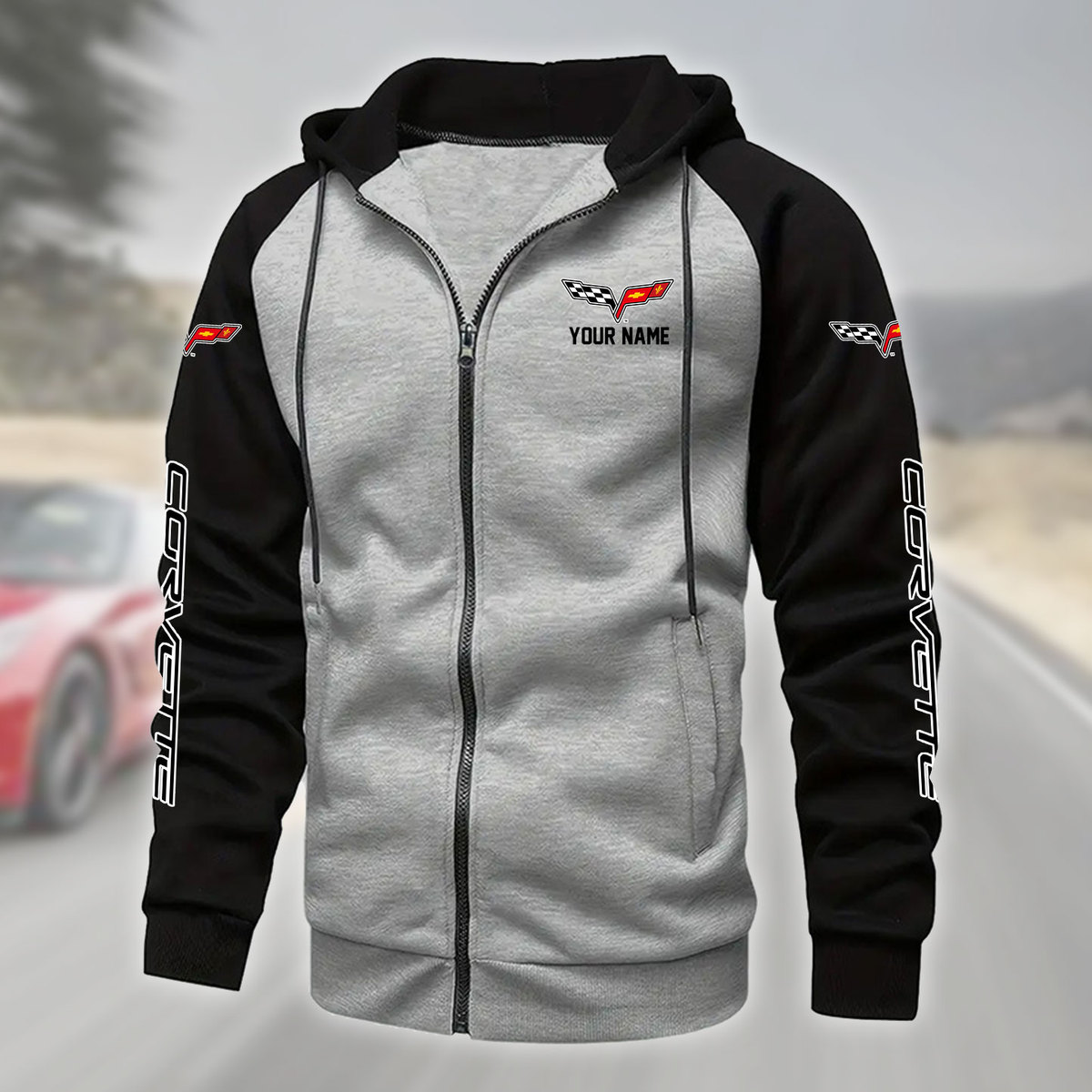 Chevrolet Corvette Zipper Hoodie