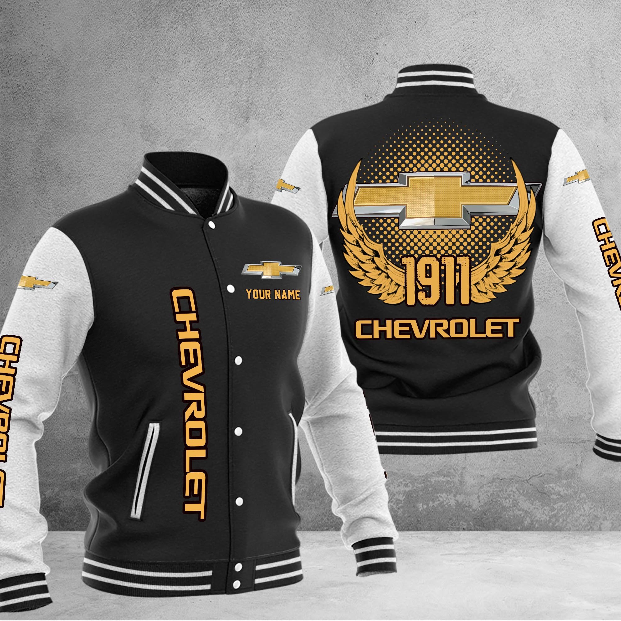 Chevrolet DMHJ1028 Baseball Jacket Multicolor
