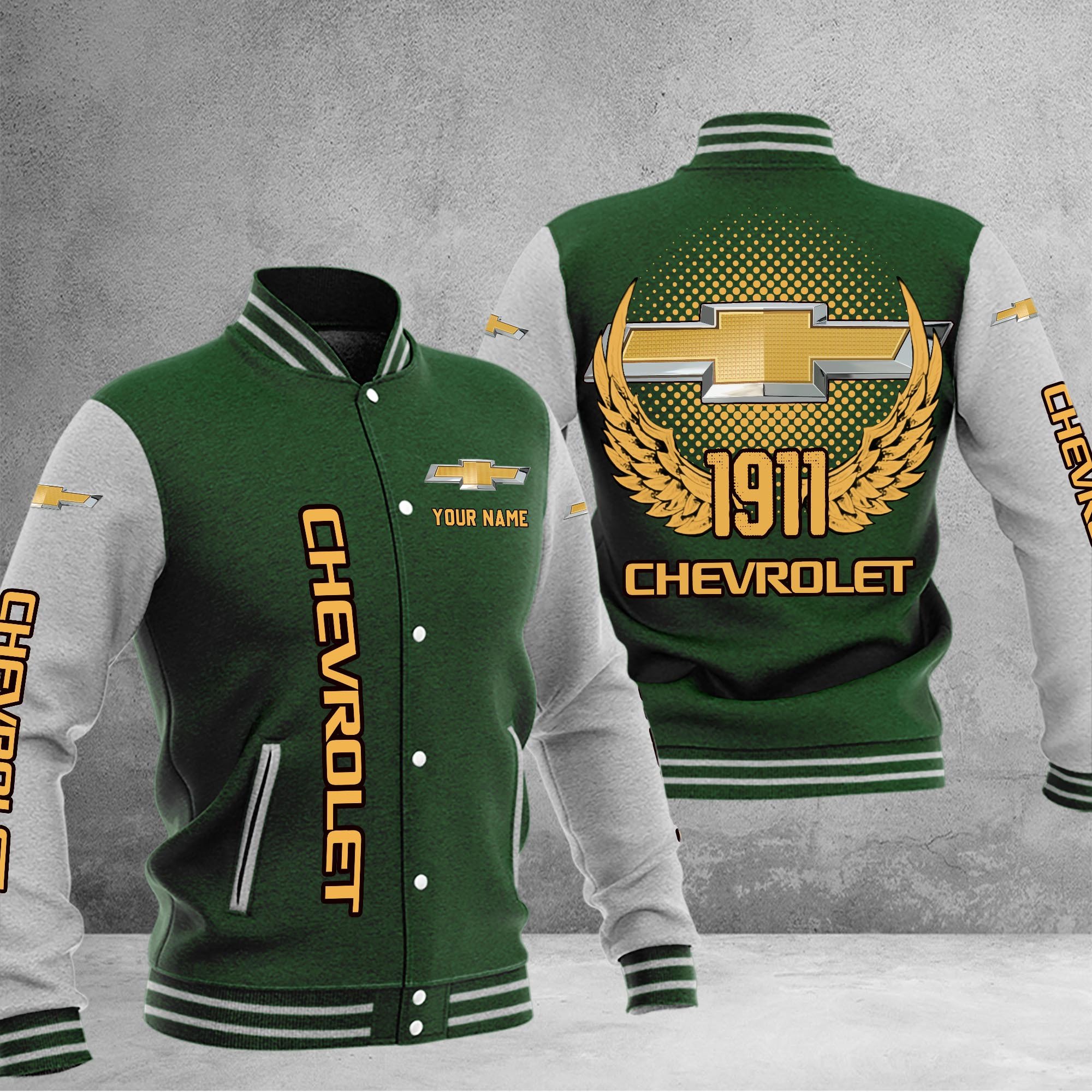 Chevrolet DMHJ1028 Baseball Jacket Multicolor