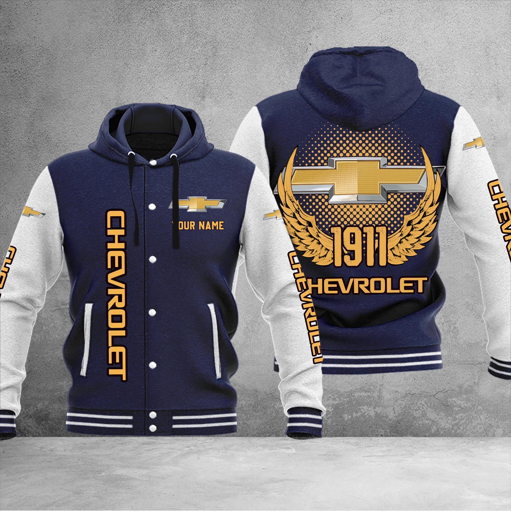 Chevrolet DMHJ1028 Baseball Jacket Multicolor