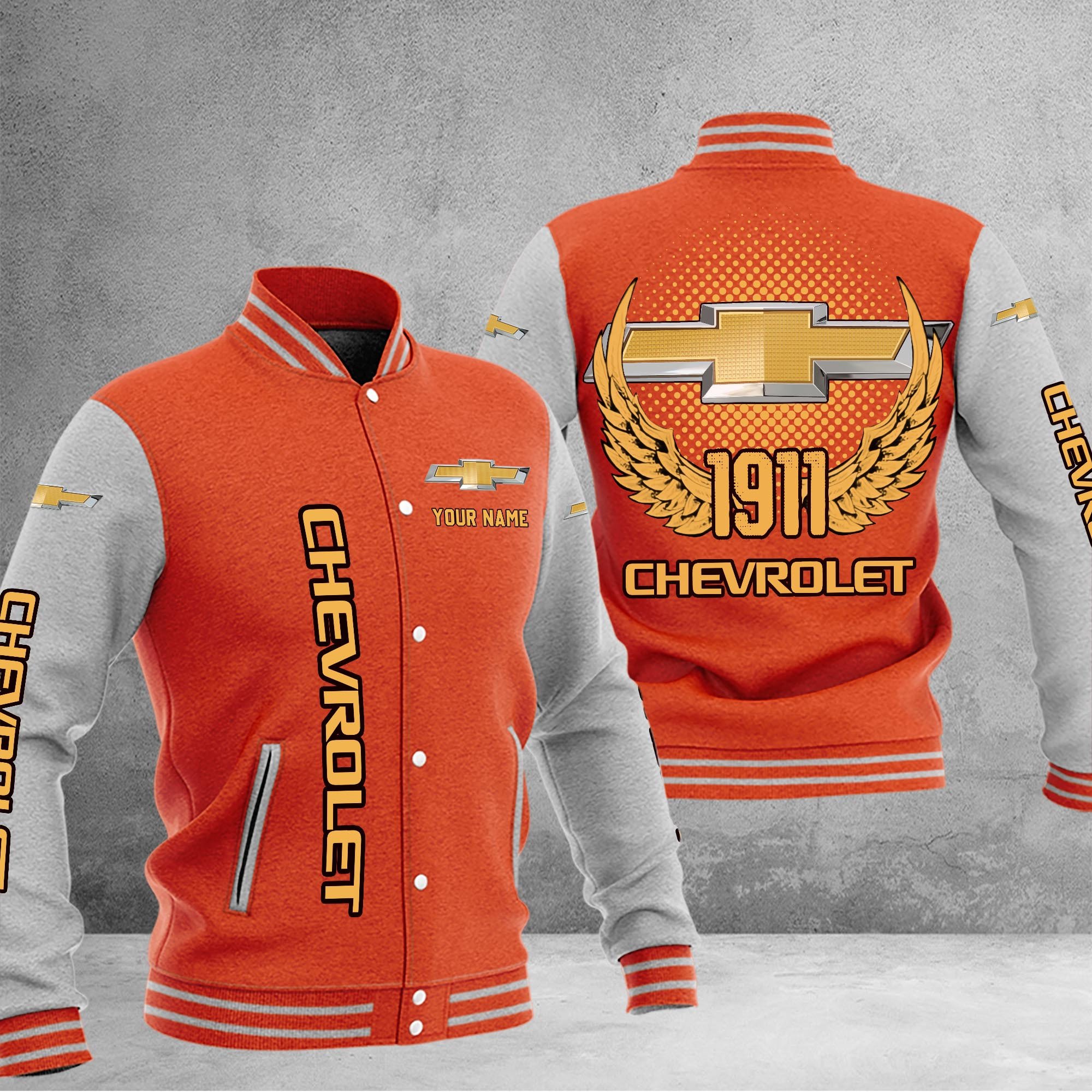 Chevrolet DMHJ1028 Baseball Jacket Multicolor