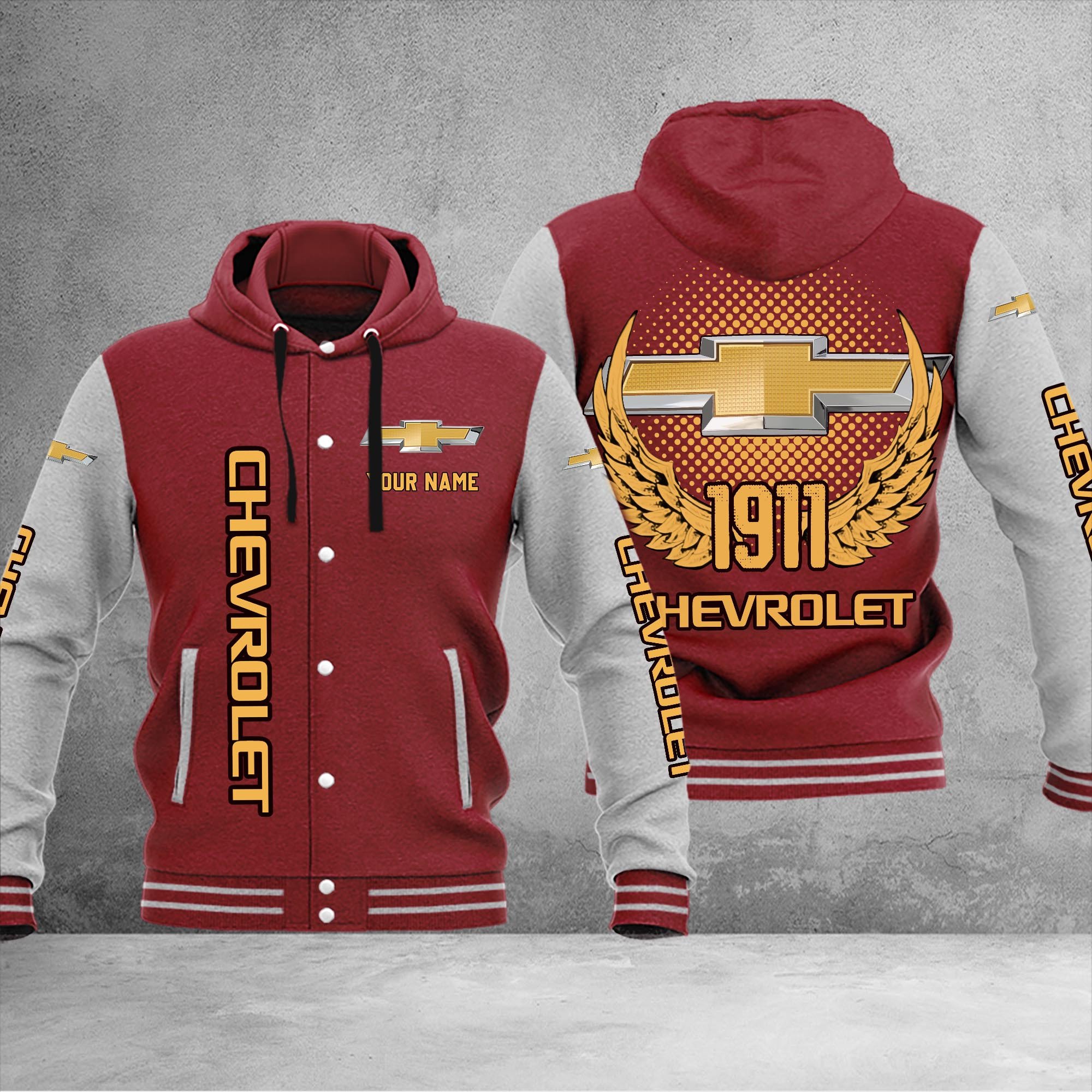 Chevrolet DMHJ1028 Baseball Jacket Multicolor