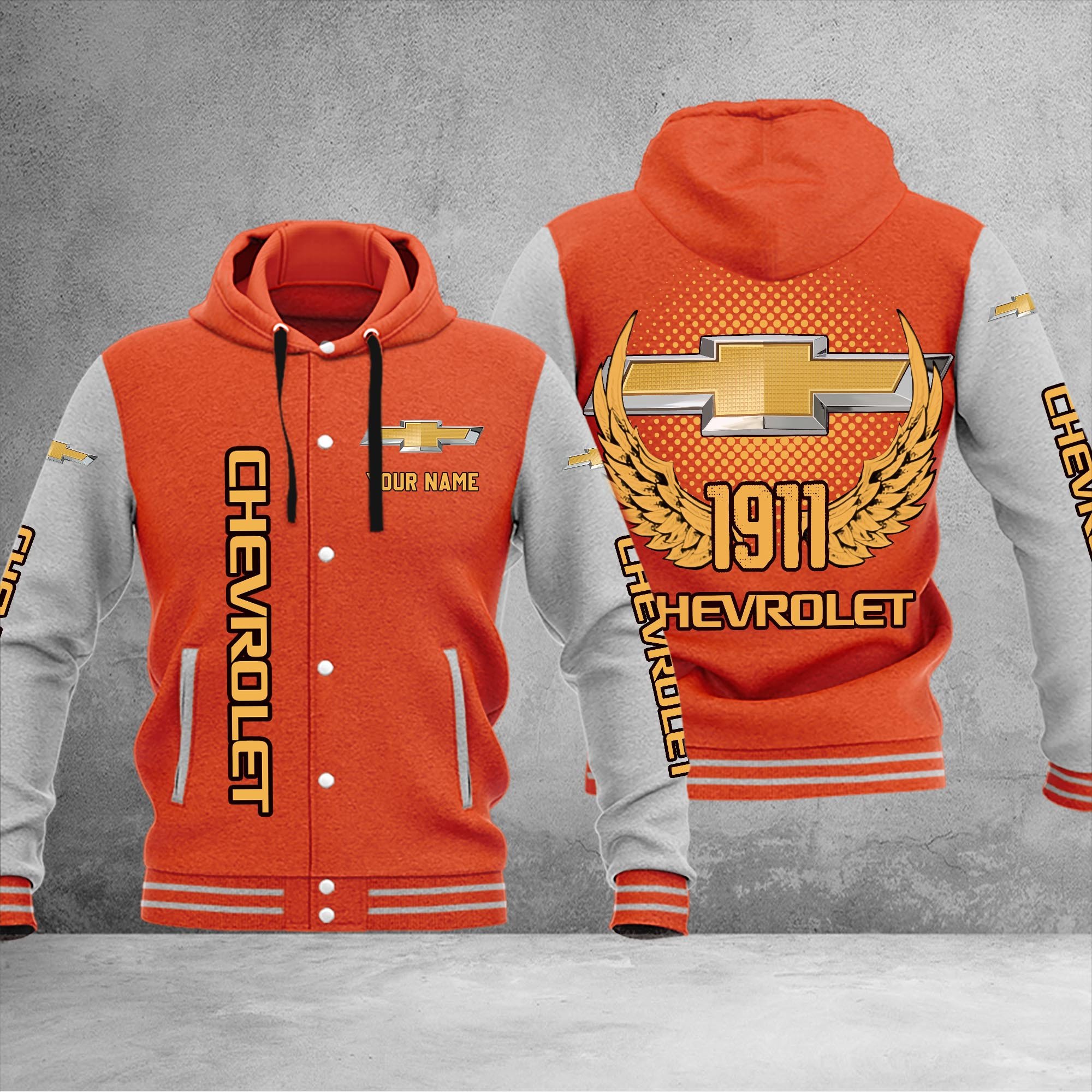 Chevrolet DMHJ1028 Baseball Jacket Multicolor