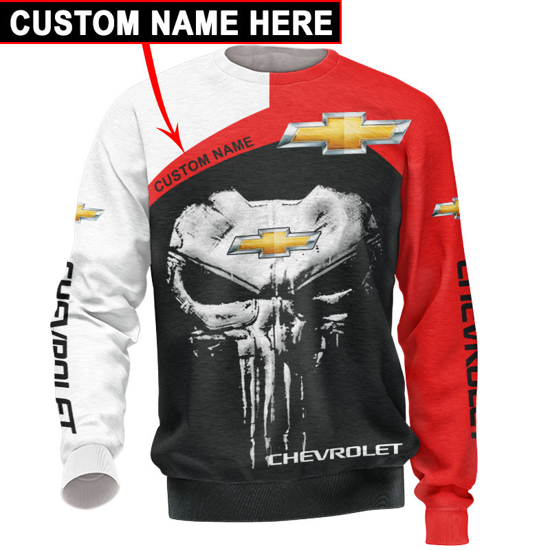 Chevrolet t-shirt hoodie apparel 3D full printing