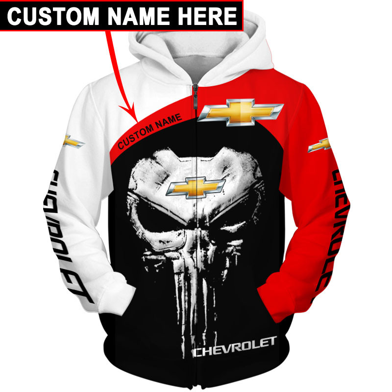 Chevrolet t-shirt hoodie apparel 3D full printing
