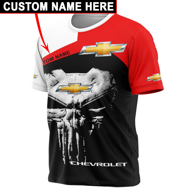Chevrolet t-shirt hoodie apparel 3D full printing