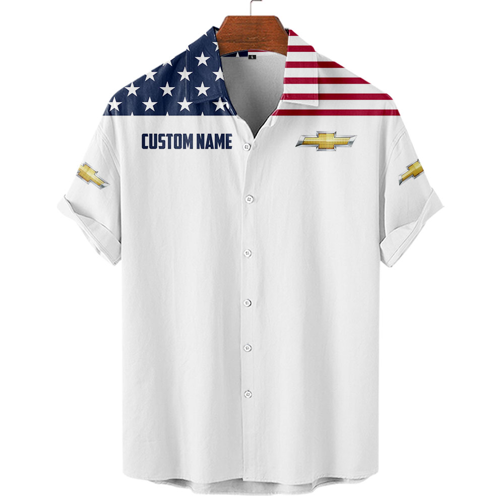 Chevrolet US Flag Full Printing T-Shirt, Hoodie, Zip, Polo, Hawaiian Shirt