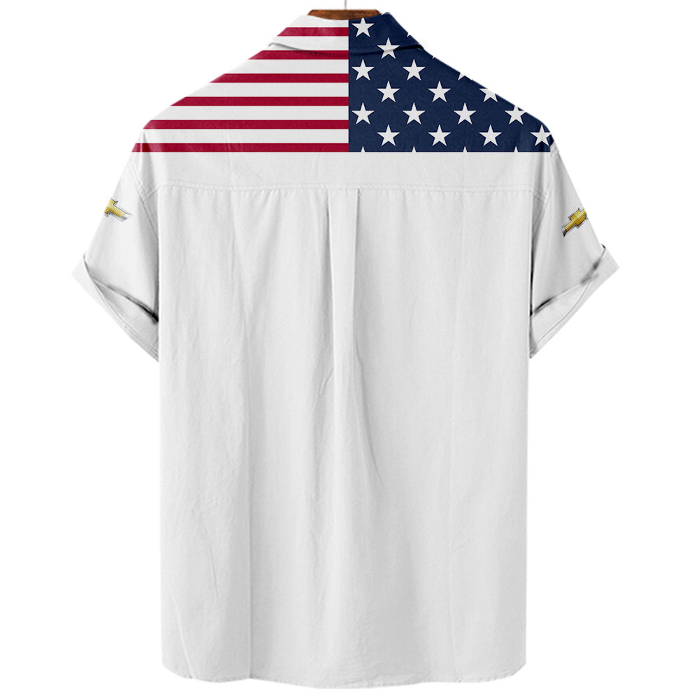 Chevrolet US Flag Full Printing T-Shirt, Hoodie, Zip, Polo, Hawaiian Shirt