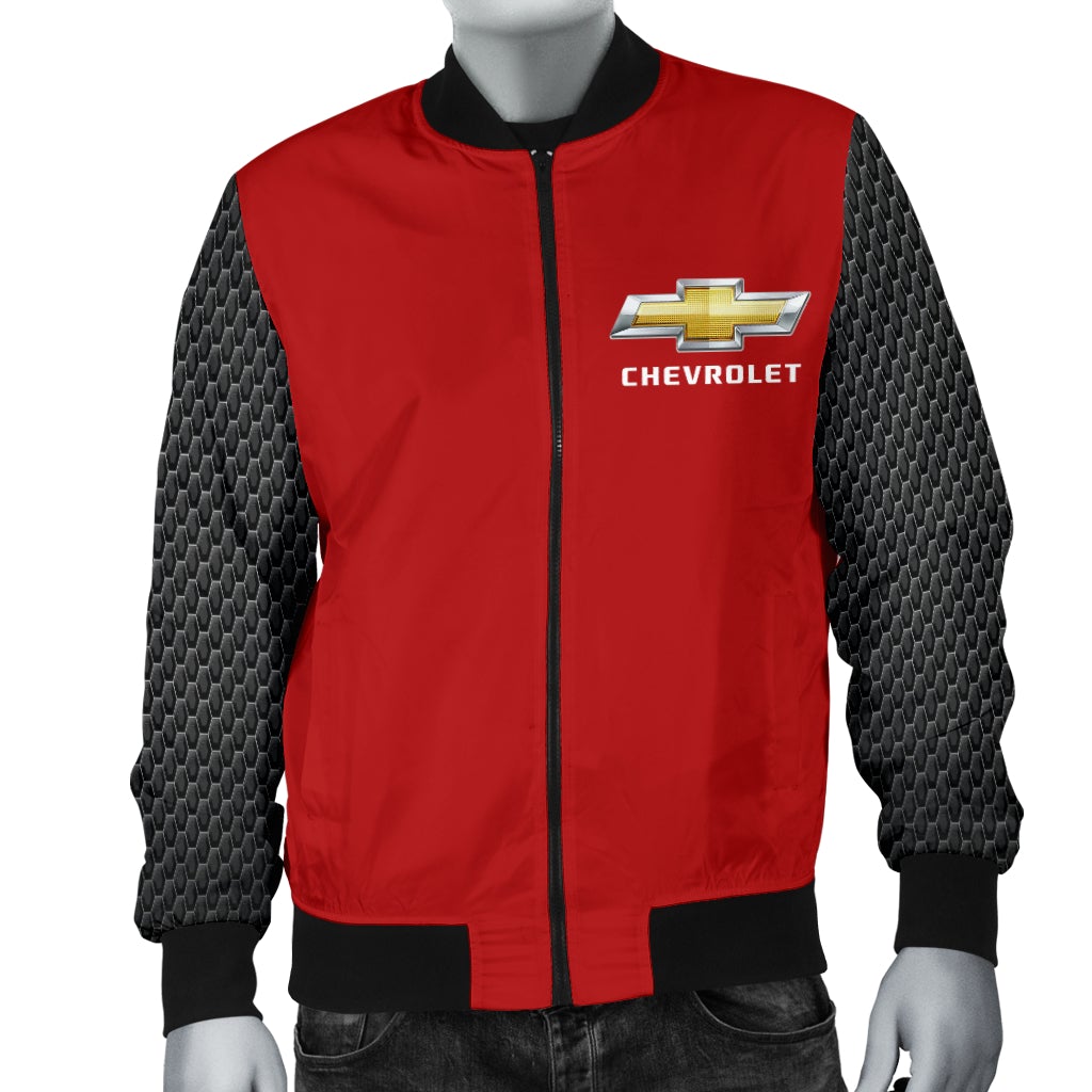 Chevy Men's Bomber Jacket Red