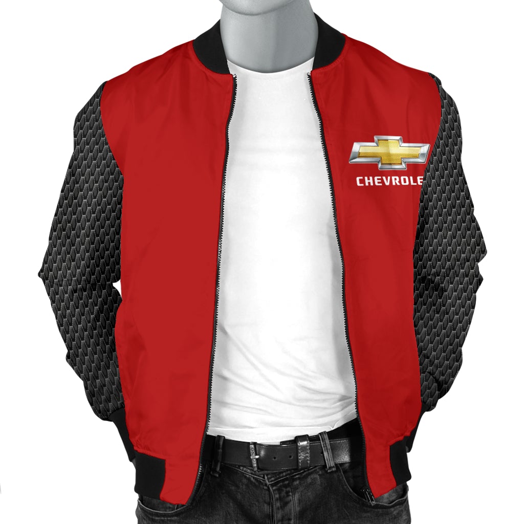 Chevy Men's Bomber Jacket Red