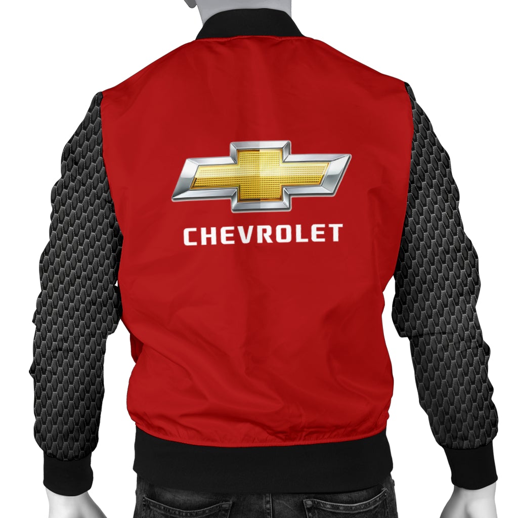 Chevy Men's Bomber Jacket Red