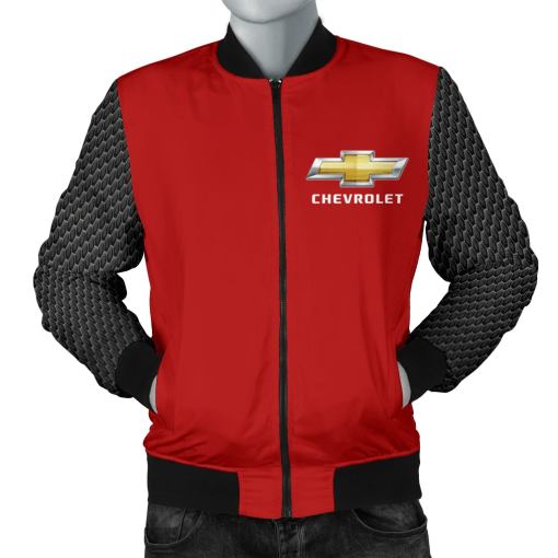 Chevy Men's Bomber Jacket Red