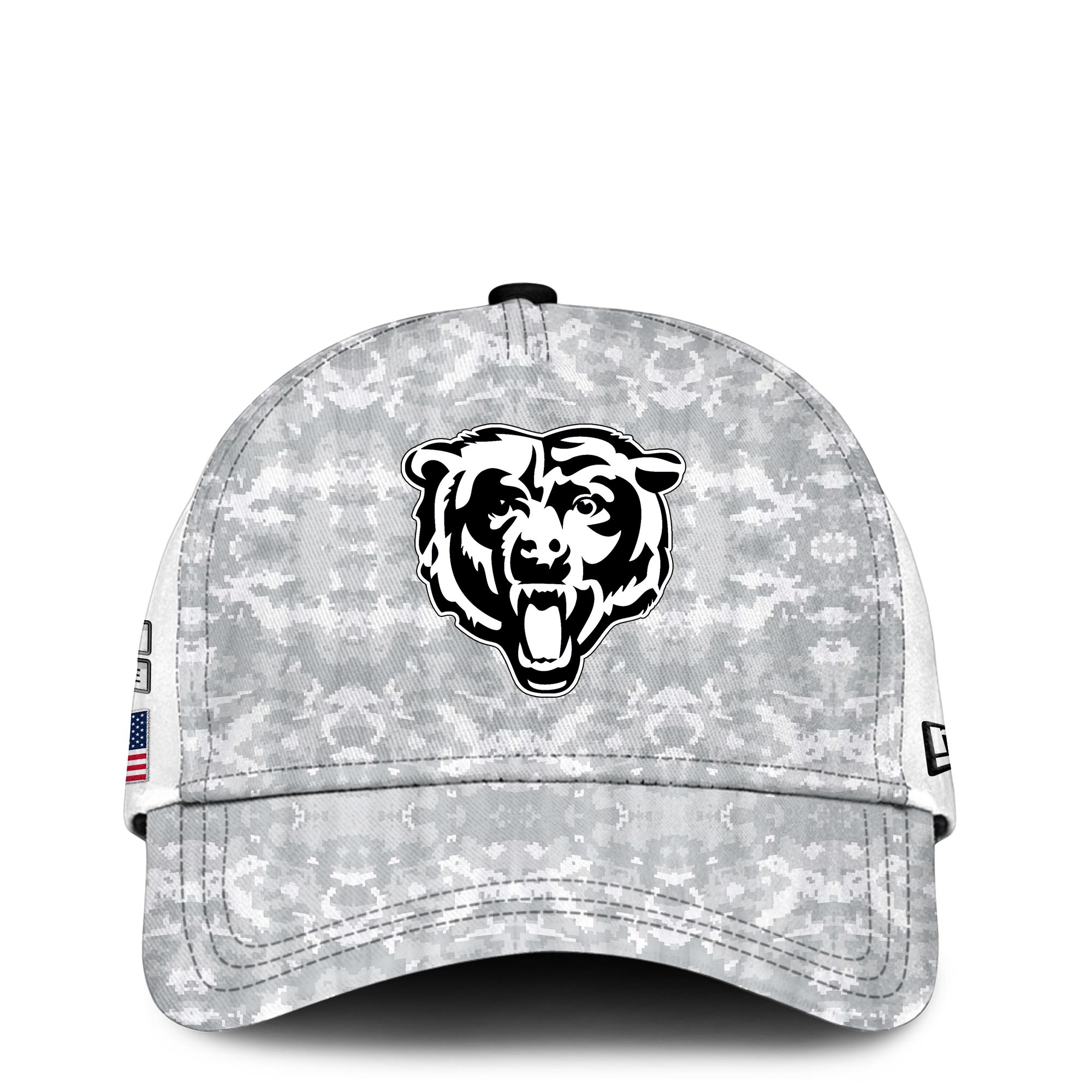 Chicago Bears Arctic Camo Salute to Service Club Hoodie 2024