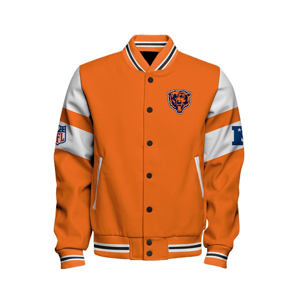 Chicago Bears National Football Conference Unisex Varsity Jacket V11