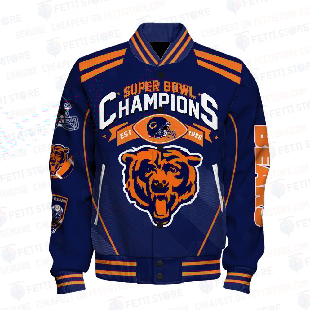 Chicago Bears National Football League Champions Varsity Jacket