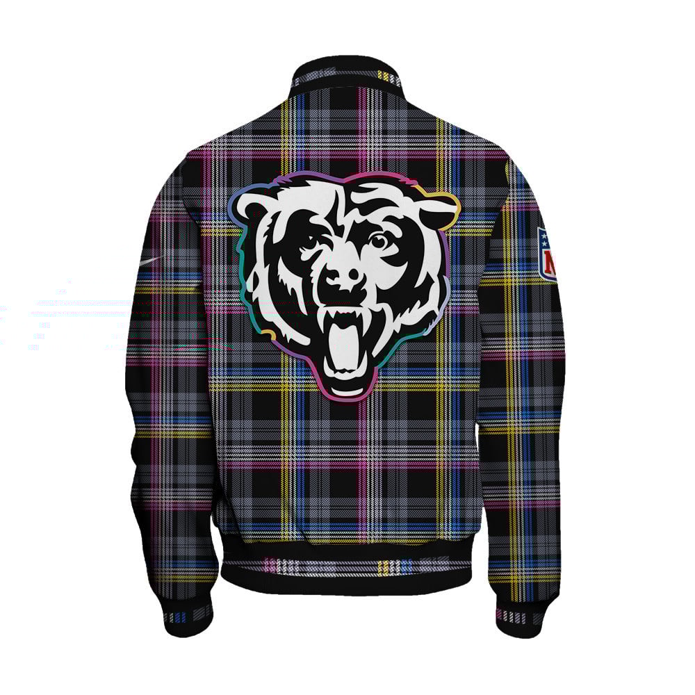 Chicago Bears National Football League Crucial Catch Unisex Varsity Jacket