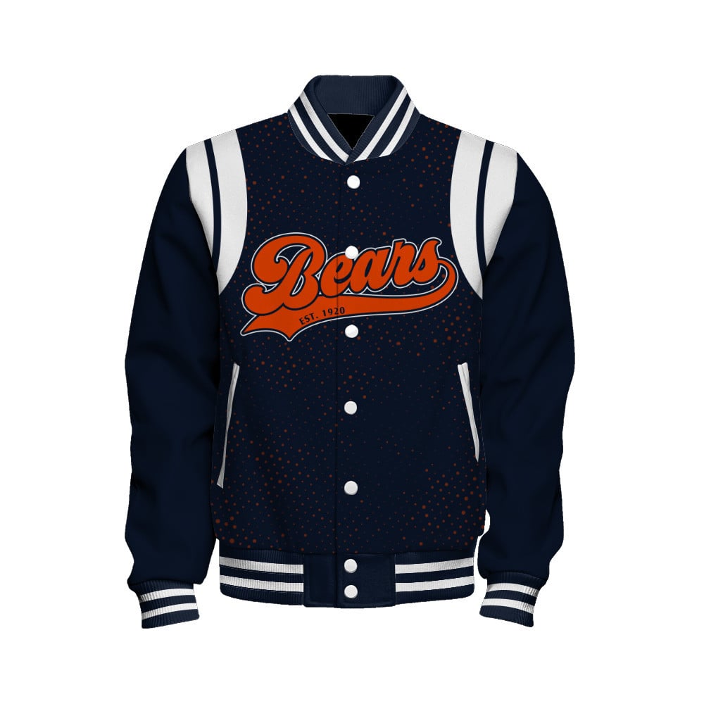 Chicago Bears National Football League Make Your Mark Unisex Varsity Jacket
